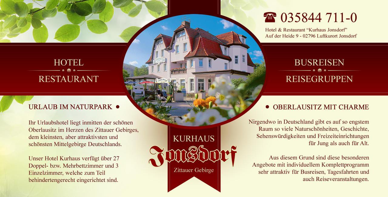 Kurhaus Jonsdorf Hotel Eksteriør billede